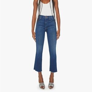 MOTHER Hustler Ankle Fray Jeans in Home Movies 24